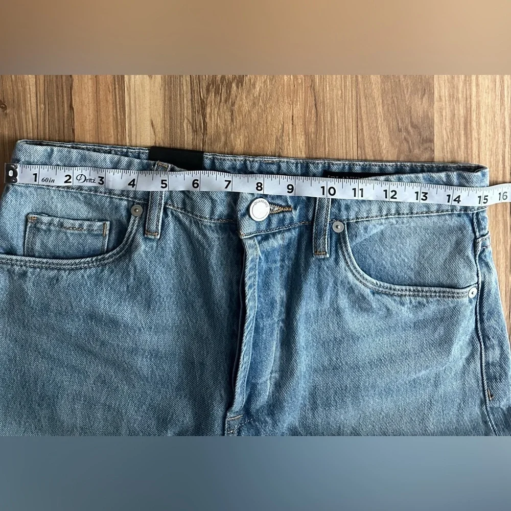 BLANKNYC The Baxter Ribcage Straight Leg High Rise Button Fly Women  Jeans 28